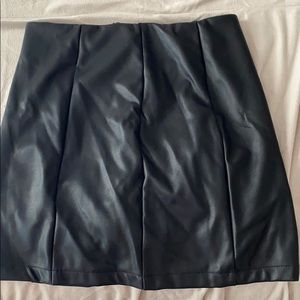 Leather Skirt